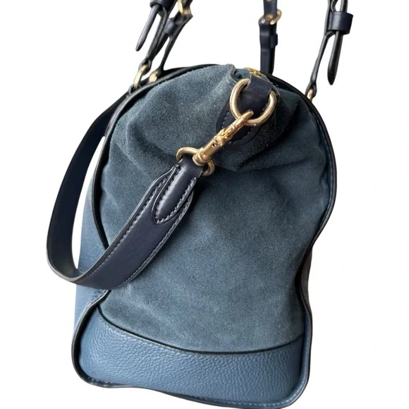 Coach Kleo Denim Leather Carryall Bag - Picture 4 of 15